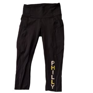 Lululemon Fast & Free Crop II *Nulux 19"Black (First Release) Size 4